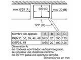 Frigorífico combi - Siemens KG49N2WDA, Total noFrost, HyperFresh 0°, 203 cm, 438 l, Blanco