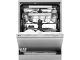 Lavavajillas - LG DF587HVS, 10 servicios, 10 programas, 60 cm, Lavado a vapor, Acero  antihuellas