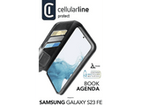 Funda - Cellular Line BOOKAG2GALS23FEK, Para Samsung Galaxy S23 FE, Cierre magnético, Negro