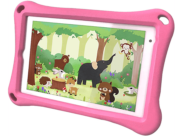Tablet - DAM K81 Pro, Rosa, 32 GB, 2 GB RAM, IPS 8 " HD,MTK6735 Quad Core 1.3 GHz, Android 8, Infantil