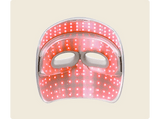 Máscara LED - Therabody TheraFace Mask Glo, Para Cara, 60 min Autonomía, 504 Luces, Inalámbrico, Blanco