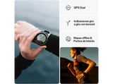Reloj deportivo - Polar Grit X2, Night Black, 22 mm, 1.28, 90h Autonomía en modo ECO, Silicona, GPS Dual