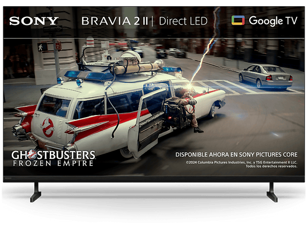TV LED 75" - Sony BRAVIA 2 II, Direct LED, 4K HDR Processor X1, Smart TV (Google TV), TDT HD, DVB-T2, Dolby Atmos, Chromecast, Eco, 75S25M2