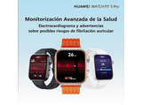 Smartwatch - Huawei Watch Fit 5 Pro, 48.77 mm, Correa 20 mm, 7 días Autonomía en Uso Típico, Pantalla AMOLED 1.92, Blanco