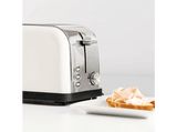 Tostadora - Taurus Vintage Cream Ver II, 1500 W, 2 Ranuras, Descongela y recalienta, 7 Niveles de tostado, Acero Inoxidable, Crema