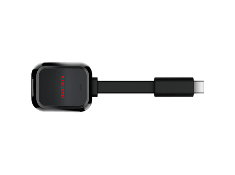 Lector de tarjetas - SANDISK QuickFlow microSD con USB-C, Compatible UHS-I y UHS-II, Transfiere vídeos 5.3K y 4K UHD, Negro