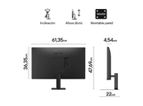 Monitor - LG 27U730B, 27 UHD 4K, 60Hz, 5 ms GtG, IPS, HDR, Altura Ajustable, Gris