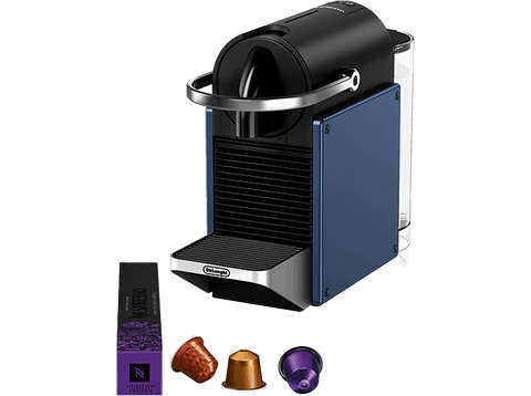 Cafetera de cápsulas - De'Longhi Pixie EN127.BL, 19 bar, 1 l, 1260 W, 2 tamaños taza, Azul