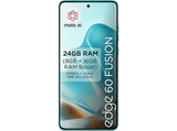 Móvil - motorola edge 60 fusion, Amazonite, 256 GB, 8 GB RAM, 6.7 pOLED, MediaTek Dimensity 7300, 5200 mAh