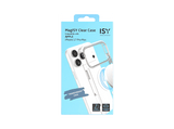 Funda móvil - ISY ISC-1132, Compatible con iPhone 17 Pro Max, Compatibilidad MagSafe, Carga Inalámbrica, Resistente a Golpes y al Agua, Transparente