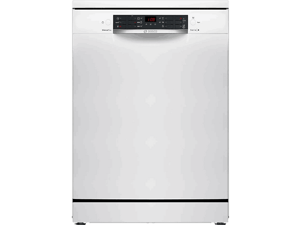 Lavavajillas - Bosch SMS46KW02E, 13 cubiertos, 6 programas, 60 cm, AquaStop, Blanco