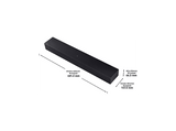 Barra de sonido - Samsung HW-B400F/ZF, Bluetooth, 40 W, Woofer y Dolby 2.0, Negro