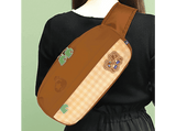 Funda Nintendo Switch 2 - Hori Adventure Pack (Animal Crossing), Múltiples compartimentos, Estilo riñonera, Marrón