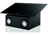Campana decorativa - Whirlpool AKR 62F LT K, 4 velocidades, 650 m³/h, 59.8 cm, TouchControl, Con temporizador, Negro