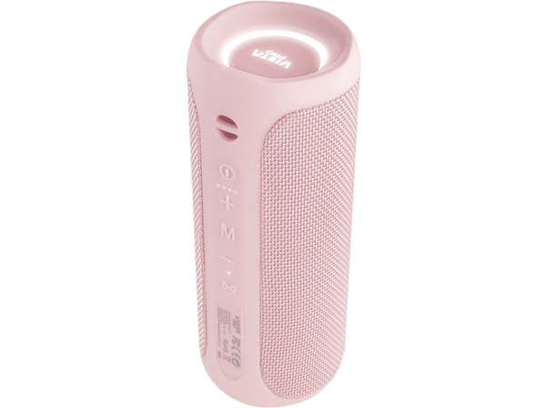 Altavoz inalámbrico - Vieta Pro Dance, 25 W, Bluetooth, 12 h, True Wireless, IPX 7, Rosa