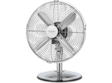 Ventilador de sobremesa - Cecotec EnergySilence 620 RetroDesk, 40 W, 4 aspas, 3 velocidades, Oscilación, Plata