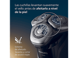 Afeitadora eléctrica - Philips i9000 X9002/10, SkinIQ IA, Levanta y Corta Triple Acción, Cabezal 360°, Uso Seco y Mojado, 50 min, Hydro SkinGlide