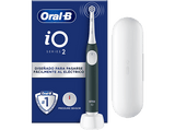 Cepillo eléctrico - Oral-B iO 2, 1 cabezal, Diseñado por Braun, Verde Bosque
