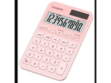 Calculadora - Casio SL-310YC, Energía Solar/Batería, Números Grandes, Rosa