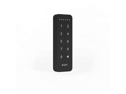 Cerradura electrónica - Nuki Smart Lock Pro + Keypad, Conectividad Wifi y Bluetooth, Batería integrada, Hasta 6 meses autonomía, Plata/Negro