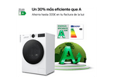 Lavadora carga frontal - LG F2X50S8TLB, 8 kg, 1200 rpm, 12 programas, AI Wash™, TurboWash™ 360°, Clase A-30%, Blanco