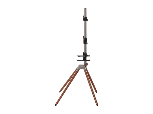 Soporte TV - One For All WM 7475, Para TV de 32 "- 70 ", 400x400, Giratorio 360º, Incluye Soporte Universal para Barra de Sonido, Nogal oscuro