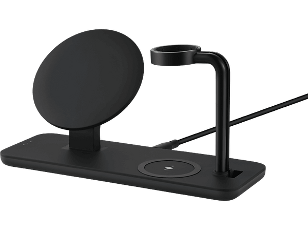 Cargador inalámbrico - ISY IMC 6015, Dispositivos MagSafe, Apple Watch, Auriculares TWS, Negro
