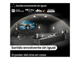 Barra de sonido - Hisense HT Saturn, 4.12. Dolby Atmos, Subwoofer Inalámbrico, 480 W, Negro