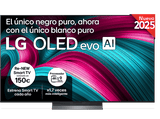 TV OLED 65 - LG OLED65C55LA, OLED 4K, Procesador Inteligente α9 AI Processor 4K Gen8, Smart TV, DVB-T2 (H.265), Negro