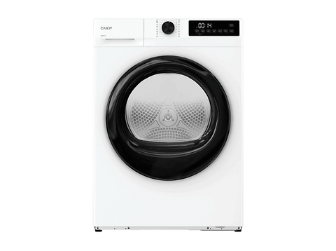 Secadora bomba de calor - Candy GD 9N2B-S, 9 kg, 16 Programas, Carga Frontal, Función Anti-Arrugas, Blanco