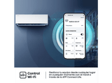 Aire acondicionado Split 1 x 1 - Hisense Uni Pure Black HB35, 3000 fg/h, Wi-Fi, Filtro Hi Nano, IA Smart, Blanco