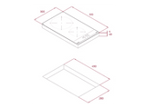 Placa inducción - Teka IBC 32000 TTC, 2 Zonas, 210 mm Zona Grande, 30 cm Ancho, 3600W, Control Táctil, Negro