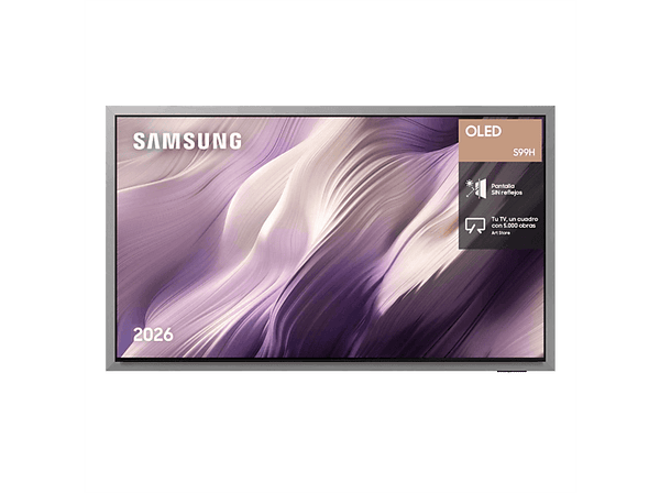 TV OLED 55" - Samsung TQ55S99HATXXC, OLED 4K, NQ4 AI Gen3 Processor, Smart TV, Tecnología Sin Reflejos, Full AI, Negro