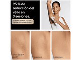 Depiladora IPL - Braun Luz Pulsada Silk·expert Pro 5 PL5221, Depilación en casa, Sensor SmartSkinProtect, Cabezal Smart Flex y de precisión