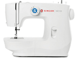Máquina de coser - Singer M2105, 8 puntadas, Ojal en 4 pasos, Brazo libre, Luz LED, Blanco