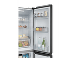 Frigorífico americano - Haier Cube 83 Serie 3 HCR3818ENMM, No Frost, 181.5 cm, 467 l, Motor Inverter, Inox