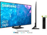 TV QLED 85 - Samsung TQ85Q70CATXXC, UHD 4K,  Smart TV, Motion Xcelerator Turbo+, Quantum HDR, Diseño Airslim, DVB-T2 (H.265), Titan Gray