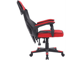 Silla gaming - Newskill Gaming Eros Tela Roja, Ergonómica, Reposabrazos, Altura ajustable, Rojo