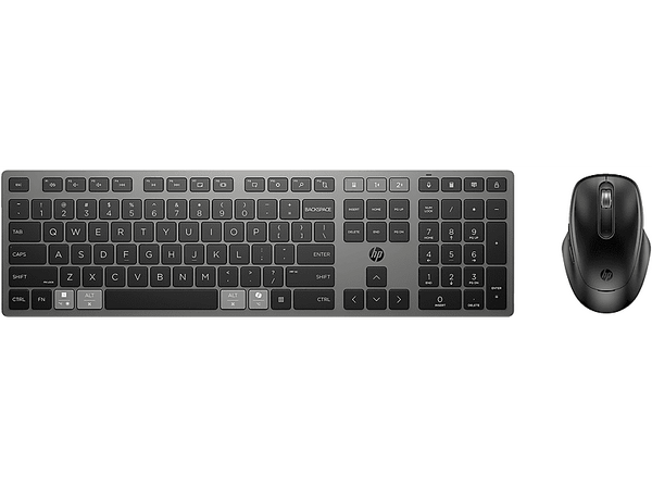 Pack Teclado + Ratón - HP 720,  Bluetooth®, Cable de carga USB Type-C®, Hasta 2 meses batería teclado, Hasta 1 mes batería ratón, Negro