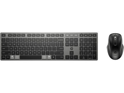 Pack Teclado + Ratón - HP 720,  Bluetooth®, Cable de carga USB Type-C®, Hasta 2 meses batería teclado, Hasta 1 mes batería ratón, Negro