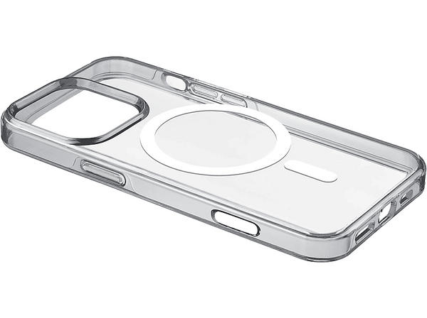 Funda - CellularLine, Para Apple iPhone 16 PRO MAX, Trasera, TPU, MagSafe, Transparente