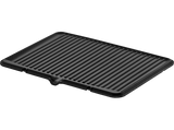 Grill - WMF Lono Contact Grill, 2 en 1, Grill y Sandwichera, 2100 W, 2 placas, Antiadherente, Temp. Ajustable, Antigoteo, Acero Inox. Cromargan, Plata
