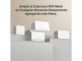 Sistema WiFi Mesh - Mercusys Halo H25BE (3-Pack), Wi-Fi 7, Para todo el hogar, x3 Puertos Gigabit, Hasta 650m², Tecnología MLO, +200 Dispositivos