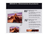 TV QLED 85 - Sony Bravia 9, XR | Mini LED, 4K HDR, Google Smart TV 2024,  Gaming PS5, IMAX, Dolby Atmos/Vision, Chromecast, Airplay, 120Hz, 85XR90