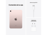 APPLE iPad mini (2021 6ª gen), 64 GB, Rosa, WiFi, 8.3 , Retina, Chip A15 Bionic, iPadOS