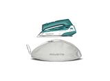 Plancha de vapor Rowenta First Class, Plancha de viaje, Doble voltaje 120-240 V, Vapor vertical, Golpe de vapor 45 g/min, Calentamiento rápido, Verde