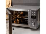 Microondas - Cecotec Microondas Sin Plato Grandheat 2010 Flatbed Steel, 9 Funciones preconfiguradas, Quick Start, Grey