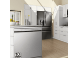 Lavavajillas - LG DF243FV, 14 servicios, 9 programas, 60 cm, QuadWash™,  EasyRack™, Inox antihuellas