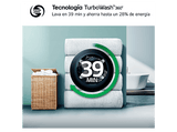 Lavadora carga frontal - LG F4X7513TWS, 13 kg, 1400 rpm, 23 programas, AI Wash™, TurboWash™, Blanco marfil