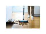 Aspirador escoba - Shark PowerPro IZ380EU, 181 W, 50 min Autonomía, Sistema antialergias Anti-Allergen Complete Seal, Plata/Azul
